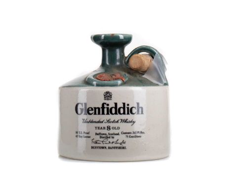 GLENFIDDICH 8 YEAR OLD DECANTERSingle malt.Without Glenfiddich, Scotland might not enjoy the same thriving whisky scene it ha