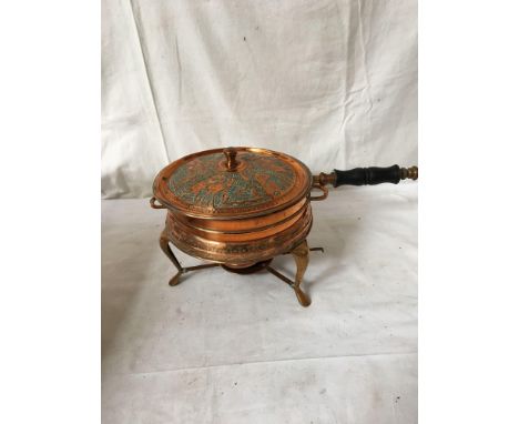  Sale Item:    BOX COPPER PAN HEATER (AF)   Vat Status:   No Vat   Buyers Premium:  This lot is subject to a Buyers Premium o