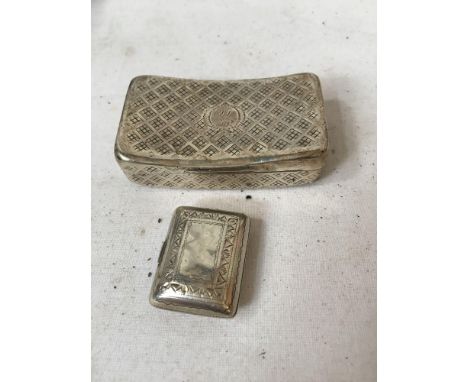  Sale Item:    BOX- 2 SILVER BOXES   Vat Status:   No Vat   Buyers Premium:  This lot is subject to a Buyers Premium of 15% +