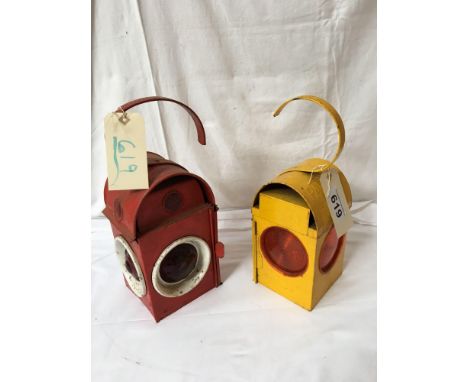  Sale Item:    2 ROAD LIGHTS   Vat Status:   No Vat   Buyers Premium:  This lot is subject to a Buyers Premium of 15% + Vat @