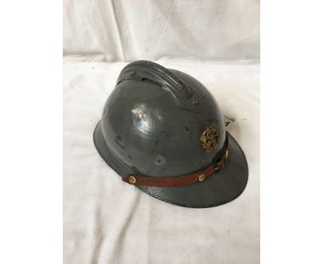  Sale Item:    FRENCH WW1 HELMET (AF)   Vat Status:   No Vat   Buyers Premium:  This lot is subject to a Buyers Premium of 15