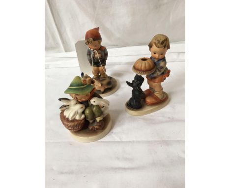  Sale Item:    3 HUMMEL FIGURES (2 AF)   Vat Status:   No Vat   Buyers Premium:  This lot is subject to a Buyers Premium of 1