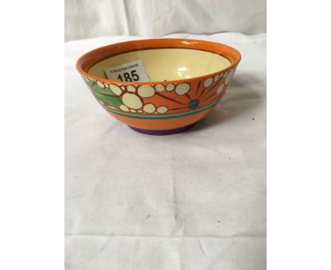  Sale Item:    CLARICE CLIFF FANTASQUE BOWL(AF)   Vat Status:   No Vat   Buyers Premium:  This lot is subject to a Buyers Pre