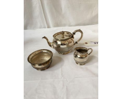  Sale Item:    SILVER PLATED BATCHELORS TEA SERVICE  Vat Status:   No Vat   Buyers Premium:  This lot is subject to a Buyers 