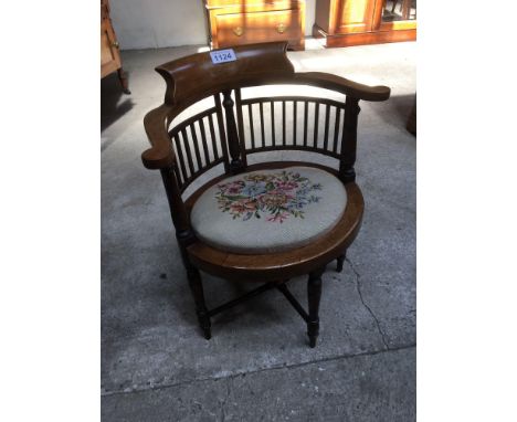  Sale Item:    INLAID TUB CHAIR   Vat Status:   No Vat   Buyers Premium:  This lot is subject to a Buyers Premium of 15% + Va