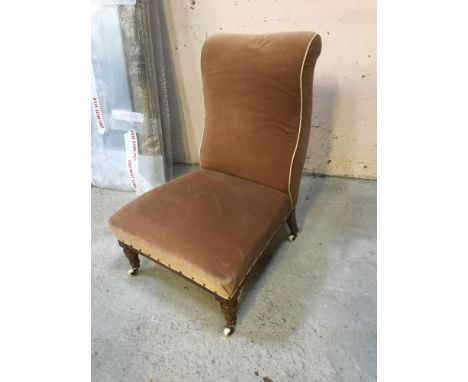  Sale Item:    VICTORIAN NURSING CHAIR   Vat Status:   No Vat   Buyers Premium:  This lot is subject to a Buyers Premium of 1