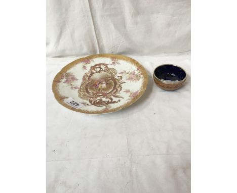  Sale Item:    LIMOGES PLATE &amp; DOULTON BOWL(AF)   Vat Status:   No Vat   Buyers Premium:  This lot is subject to a Buyers