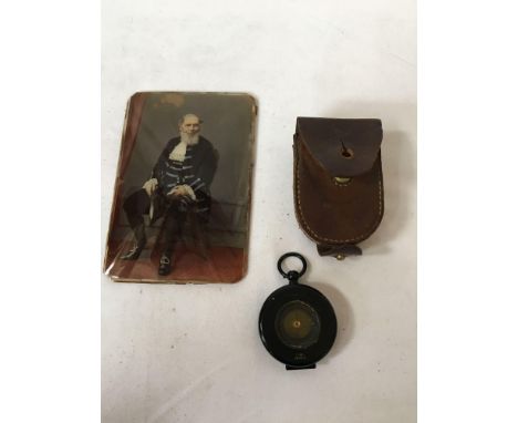  Sale Item:    LIZARS ABERDEEN COMPASS &amp; GLASS PICTURE MAN  Vat Status:   No Vat   Buyers Premium:  This lot is subject t