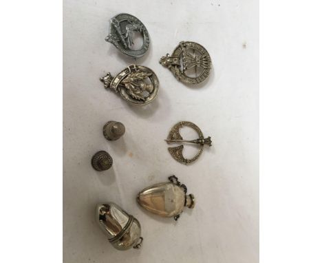  Sale Item:    ASSORTED SCOTTISH SILVER &amp; OTHER ITEMS  Vat Status:   No Vat   Buyers Premium:  This lot is subject to a B
