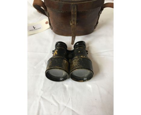  Sale Item:    CASED BINOCULARS WRAY LONDON RAF No2 POST  Vat Status:   No Vat   Buyers Premium:  This lot is subject to a Bu
