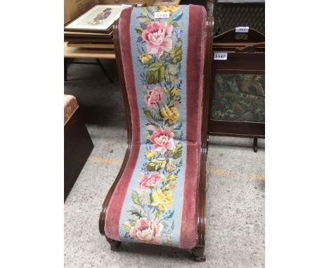  Sale Item:    TAPESTRY NURSING CHAIR (AF)   Vat Status:   No Vat   Buyers Premium:  This lot is subject to a Buyers Premium 