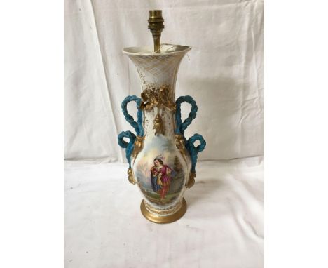  Sale Item:    PORCELAIN FIGURAL LAMP (AF)   Vat Status:   No Vat   Buyers Premium:  This lot is subject to a Buyers Premium 