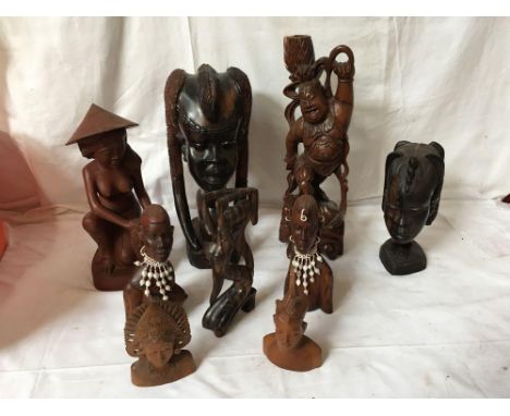  Sale Item:    BOX WOODEN BUSTS (AF)   Vat Status:   No Vat   Buyers Premium:  This lot is subject to a Buyers Premium of 15%
