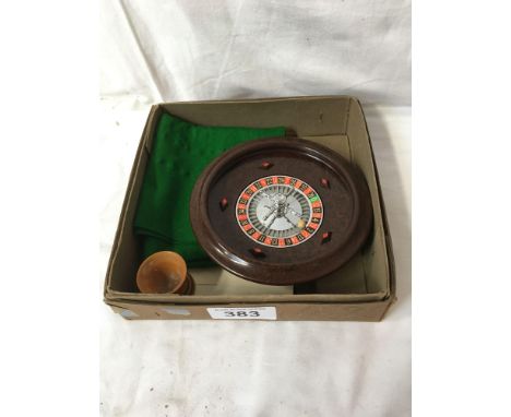  Sale Item:    BAKELITE ROULETTE WHEEL   Vat Status:   No Vat   Buyers Premium:  This lot is subject to a Buyers Premium of 1