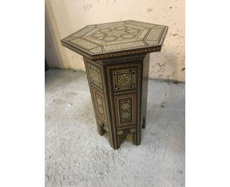  Sale Item:    OCTAGONAL INLAID TABLE   Vat Status:   No Vat   Buyers Premium:  This lot is subject to a Buyers Premium of 15