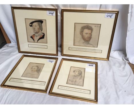  Sale Item:    4 FRENCH STYLE FIGURE PORTRAITS (FRAMES AF)  Vat Status:   No Vat   Buyers Premium:  This lot is subject to a 