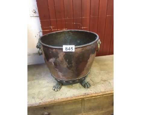  Sale Item:    COPPER COAL PAIL(AF)   Vat Status:   No Vat   Buyers Premium:  This lot is subject to a Buyers Premium of 15% 
