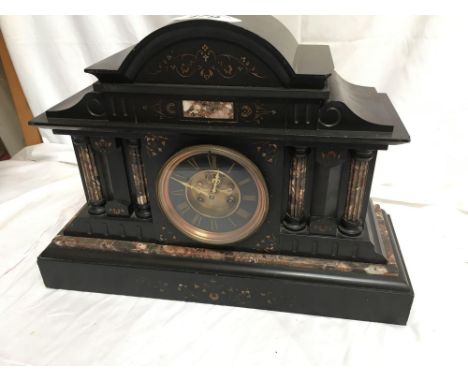  Sale Item:    SLATE CLOCK (AF)   Vat Status:   No Vat   Buyers Premium:  This lot is subject to a Buyers Premium of 15% + Va