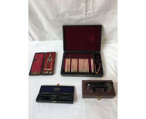  Sale Item:    4 CASED OPTHALMIC INSTRUMENTS (AF)  Vat Status:   No Vat   Buyers Premium:  This lot is subject to a Buyers Pr