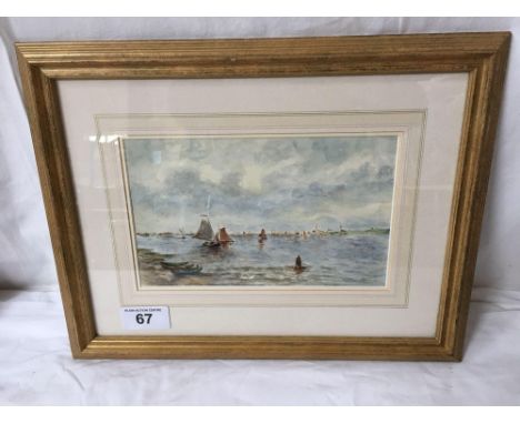  Sale Item:    W C PAINTING BOATS UNSIGNED   Vat Status:   No Vat   Buyers Premium:  This lot is subject to a Buyers Premium 