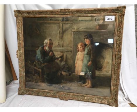 Sale Item:    W C PAINTING BY J RIDDEL (FRAME AF)  Vat Status:   No Vat   Buyers Premium:  This lot is subject to a Buyers P