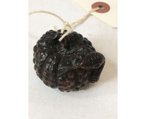  Sale Item:    SNAKE NETSUKE   Vat Status:   No Vat   Buyers Premium:  This lot is subject to a Buyers Premium of 15% + Vat @