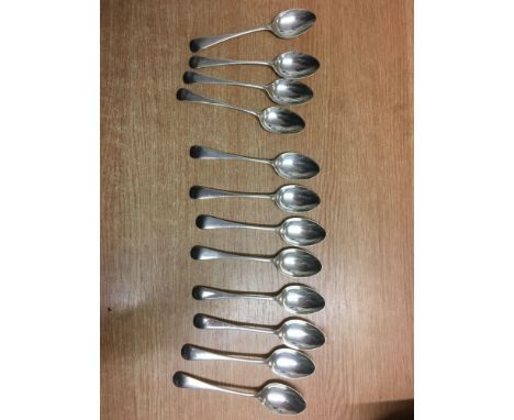  Sale Item:    12 CHARLES WESTWOOD &amp; SONS TEA SPOONS  Vat Status:   No Vat   Buyers Premium:  This lot is subject to a Bu