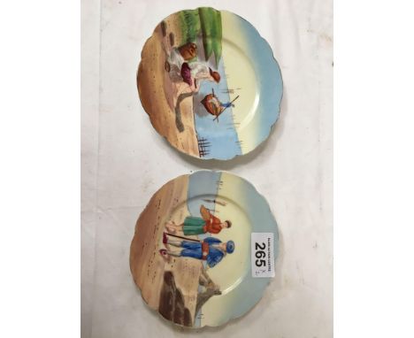  Sale Item:    2 LIMOGES PLATES   Vat Status:   No Vat   Buyers Premium:  This lot is subject to a Buyers Premium of 15% + Va