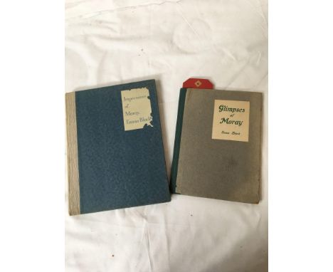  Sale Item:    2 BOOKS BY EMMA BLACK GLIMPSES &amp; IMPRESSIONS MORAY  Vat Status:   No Vat   Buyers Premium:  This lot is su