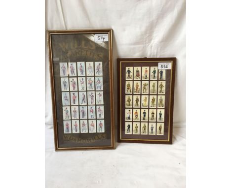  Sale Item:    2 FRAMED PLAYERS CIGARETTE CARDS   Vat Status:   No Vat   Buyers Premium:  This lot is subject to a Buyers Pre