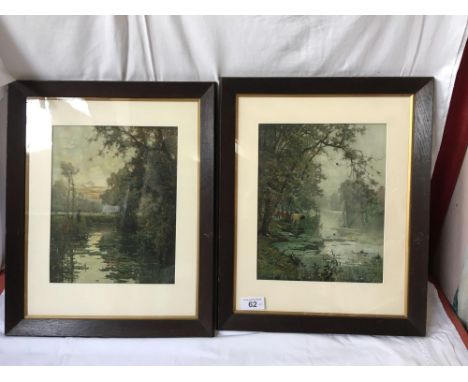  Sale Item:    2 PICTURES RIVER SCENES BY A DE BREANSKI  Vat Status:   No Vat   Buyers Premium:  This lot is subject to a Buy