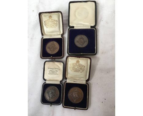  Sale Item:    4 EXHIBITION MEDALS   Vat Status:   No Vat   Buyers Premium:  This lot is subject to a Buyers Premium of 15% +