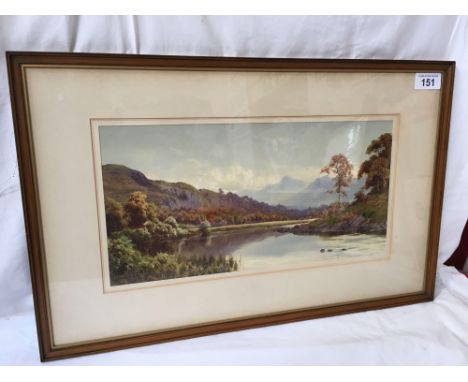  Sale Item:    W C DRAWING BY D A PATON AUTUMN IN THE TROSSACHS  Vat Status:   No Vat   Buyers Premium:  This lot is subject 