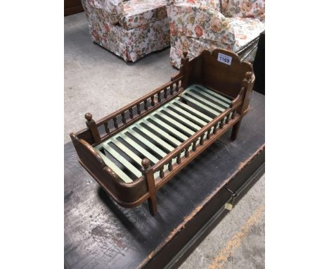  Sale Item:    DOLLS CRIB (AF)   Vat Status:   No Vat   Buyers Premium:  This lot is subject to a Buyers Premium of 15% + Vat
