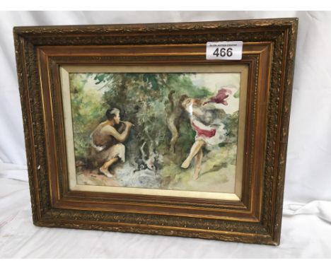  Sale Item:    W C PAINTING DANCER &amp; MUSICIAN (FRAME AF)  Vat Status:   No Vat   Buyers Premium:  This lot is subject to 