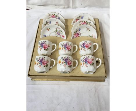  Sale Item:    BOX CROWN DERBY TEA SET   Vat Status:   No Vat   Buyers Premium:  This lot is subject to a Buyers Premium of 1