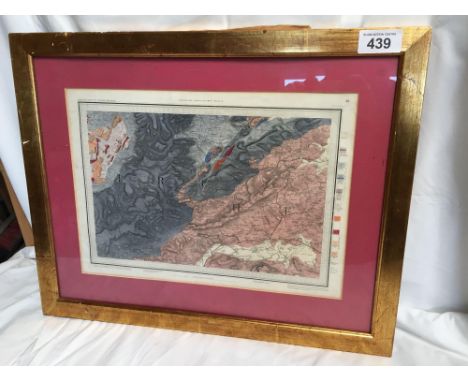  Sale Item:    SURVEY GREAT BRITAIN MAP &amp; PRINT BIRDS  Vat Status:   No Vat   Buyers Premium:  This lot is subject to a B