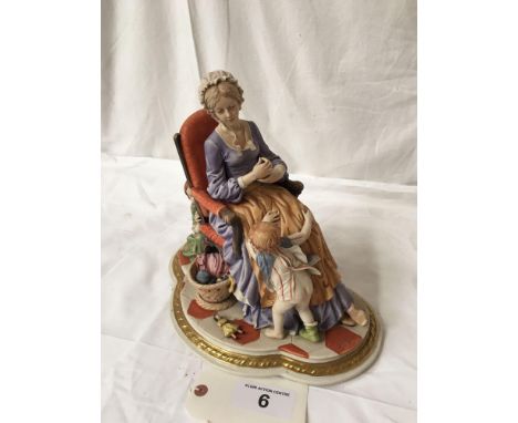  Sale Item:    CAPODIMONTE HIDE &amp; SEEK FIGURINE (AF)  Vat Status:   No Vat   Buyers Premium:  This lot is subject to a Bu