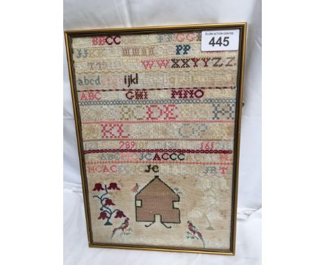  Sale Item:    FRAMED SAMPLER   Vat Status:   No Vat   Buyers Premium:  This lot is subject to a Buyers Premium of 15% + Vat 