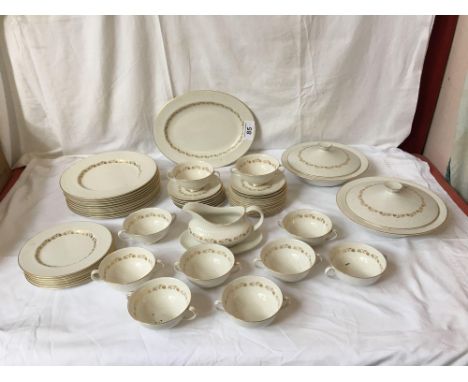  Sale Item:    50 PCS ROYAL DOULTON FAIR FAX DINNERWARE  Vat Status:   No Vat   Buyers Premium:  This lot is subject to a Buy