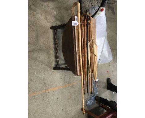  Sale Item:    WALKING STICKS &amp; SHEPHERDS CROOK (AF)  Vat Status:   No Vat   Buyers Premium:  This lot is subject to a Bu