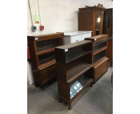  Sale Item:    3 STACKING BOOKCASES   Vat Status:   No Vat   Buyers Premium:  This lot is subject to a Buyers Premium of 15% 