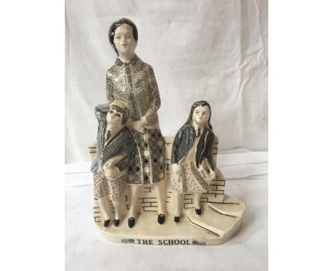 Sale Item:    ROYAL DOULTON ORNAMENT- THE SCHOOL (AF)  Vat Status:   No Vat   Buyers Premium:  This lot is subject to a Buye