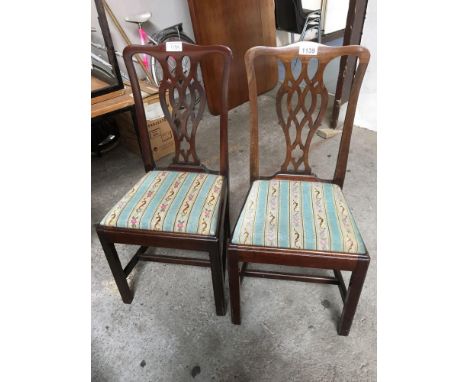  Sale Item:    2 DINING ROOM CHAIRS   Vat Status:   No Vat   Buyers Premium:  This lot is subject to a Buyers Premium of 15% 