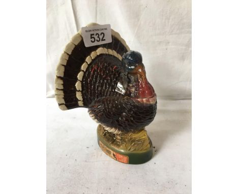  Sale Item:    EMPTY WILD TURKEY WHISKY DECANTER  Vat Status:   No Vat   Buyers Premium:  This lot is subject to a Buyers Pre