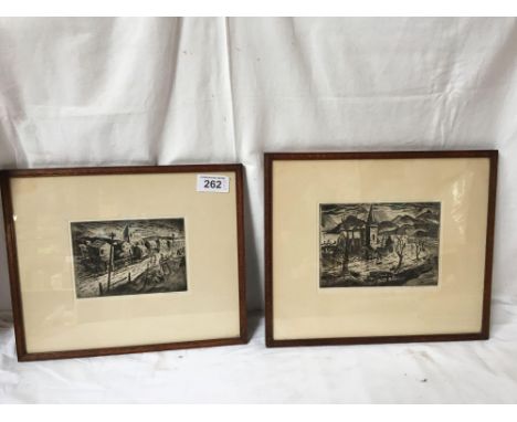  Sale Item:    2 ETCHINGS BY C MURRAY   Vat Status:   No Vat   Buyers Premium:  This lot is subject to a Buyers Premium of 15