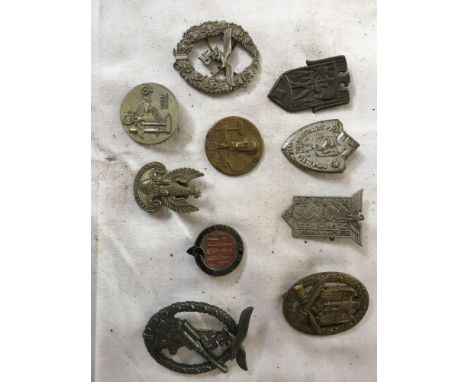  Sale Item:    BOX 10 GERMAN MEDALS   Vat Status:   No Vat   Buyers Premium:  This lot is subject to a Buyers Premium of 15% 