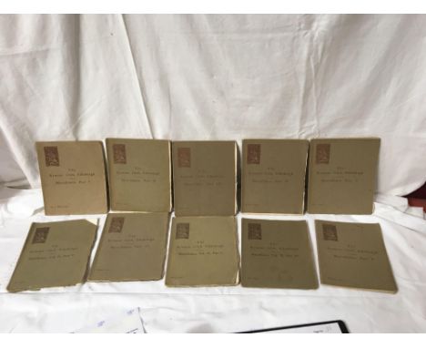  Sale Item:    10 BOOKS- THE RYMOUR CLUB EDINBURGH (AF)  Vat Status:   No Vat   Buyers Premium:  This lot is subject to a Buy