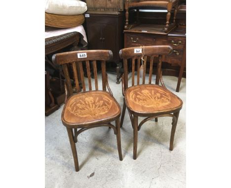  Sale Item:    2 FISCHEL NOUVEAU MOTIF SALOON CHAIRS  Vat Status:   No Vat   Buyers Premium:  This lot is subject to a Buyers