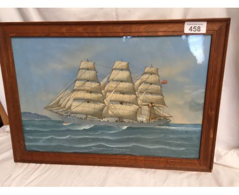  Sale Item:    PICTURE SHIP WILLIAM TILLIE LONDONDERRY  Vat Status:   No Vat   Buyers Premium:  This lot is subject to a Buye